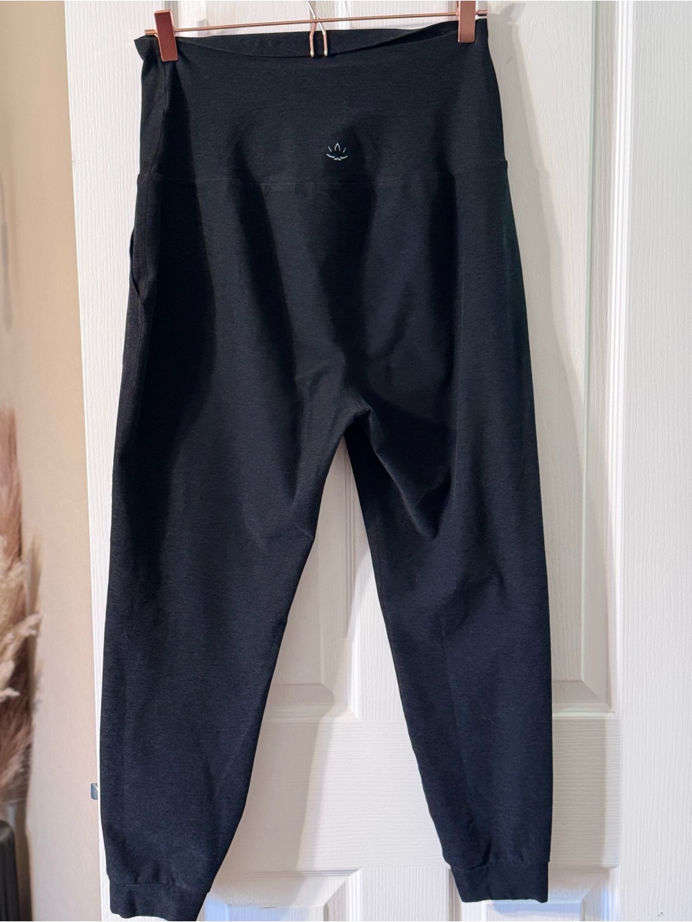 Beyond the Bump Black Logo Maternity Top - Picture 2 of 5